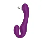 XOCOON Rihmata strap-on pulsvibraator – lilla — Foto 13