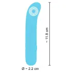 Cuties Mini Vibrator – 11.8 cm (4.6″) – Blue — Photo 10