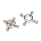 Prowler RED 4 Way Screw Nipple Clamp - Silver — Photo 4