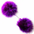 Secret Play наручники с перьями Marabou – фиолетовые — Фото 3