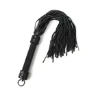 Hidden Desire īstas ādas pātaga – 55 cm – melna — Foto 1