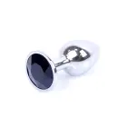 MyLove Toys Jewellery Silver анальная пробка – 7 cm (2.8″) – Черная — Фото 7