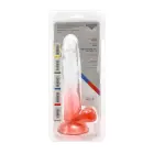 Kiotos Cox Colorful Dildo – 20 cm (8″) – Clear/Red — Photo 9