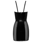 Black Level Vinyl and Mesh Strap Dress – Black – XL — Photo 9