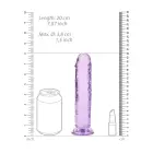Taisns reālistisks dildo ar piesūcekni – 20 cm (7.9″) – Violets Foto 5