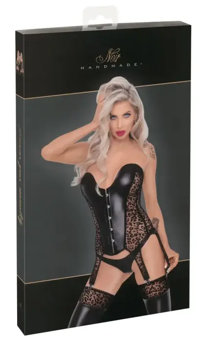 Noir Boudoir Stories korsete – leoparda raksts – XL