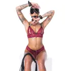 Bad Kitty 6-osaline kunstnahast BDSM komplekt – must — Foto 5