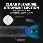 Engage - Automatic Waterproof Penis Pump and Masturbator – Metallic Blue — Photo 5