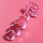 Ibiza Nebula Series Model 1 Intimate Glass Plug – 10.5 cm (4.1″) – Pink — Photo 2