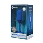 B-Vibe vibreeriv anaaltapp Snug Plug 4 – Sinine — Foto 3