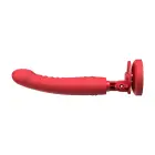 Mission 2 - Vibrating Suction Cup Dildo with Touch-Sense - Red — Photo 4