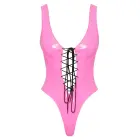 Black Level Vinyl Bodysuit – Pink – S Photo