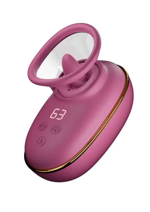 She.E.O Licking Clitoral and Nipple Automatic Vacuum Pump – Pink