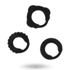 Addicted Toys Set of 3 Black Silicone Support Rings – Adjustable Sizes — Photo 2