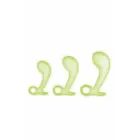 WHIPSMART 3 PCS Glow in the Dark Prostate Training Kit – 3 silikoninių kaištelių rinkinys, šviečiantis tamsoje, laipsniškai didėjantys dydžiai — Nuotrauka 2