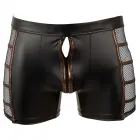 NEK Netzpants Wetlook Pants with Mesh Insets – Black – S — Photo 9