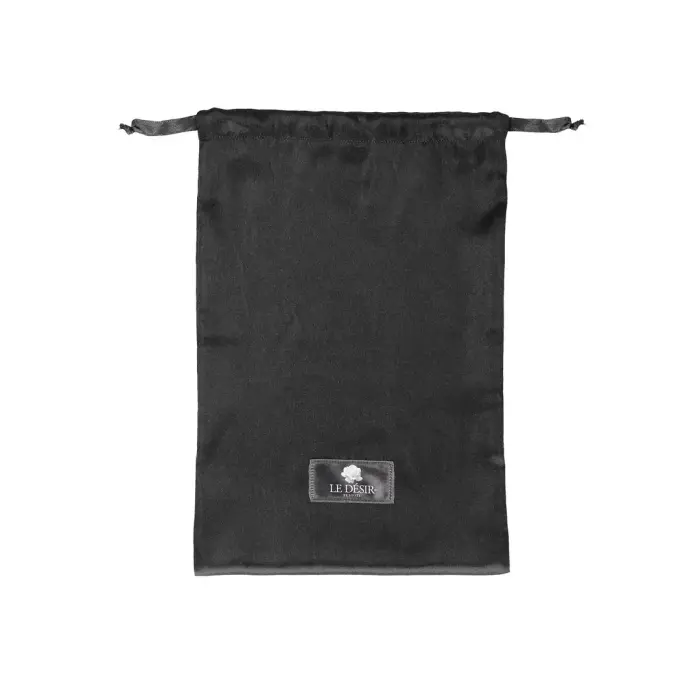 Le Désir satin storage bag – black