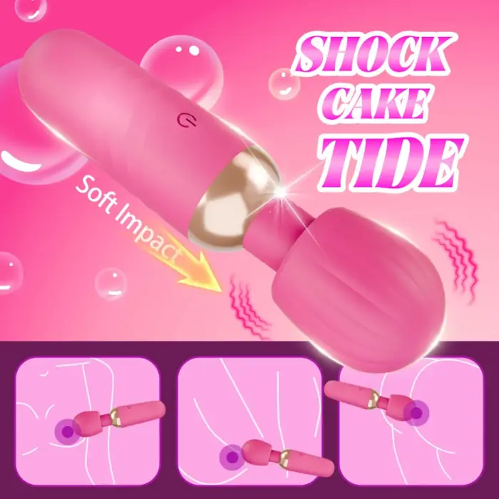 Little Fairy Wand vibrators – 14 cm – rozā Foto 13
