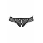 Christine Marzia – elastīgas mežģīnes string ar atvērtu soli – melns – XXL — Foto 4