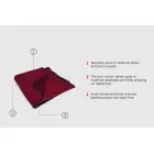 Liberator Fascinator ūdensnecaurlaidīgs palags – sarkans Foto 9