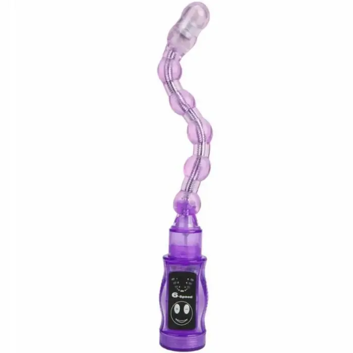 BAILE Distortion Triple гибкий жемчужный стимулятор – фиолетовый