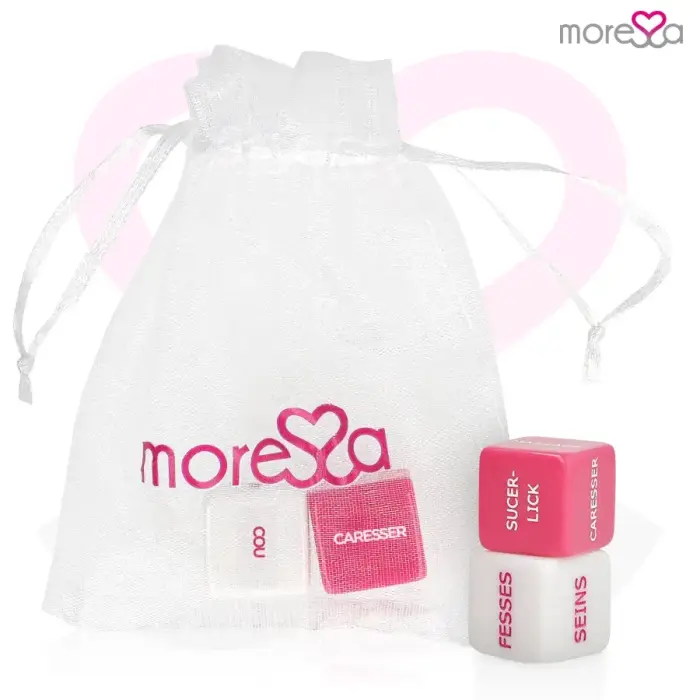 Moressa French Edition Dice Game - Action & Location Resin Set with Bag