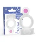 CASUAL LOVE Vibrating Double Ring Transparent – Flexible Stimulation System — Photo 2
