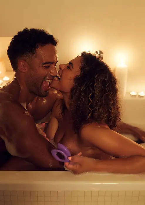 We-Vibe Sync O C-formas vibrators – violets Foto 21