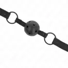 KINK neopreno kamuolinis antkramtis su reguliuojamu 4.5 cm kamuoliuku ir 41-59 cm dirželiu – juodas — Nuotrauka 4