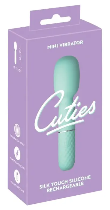 Cuties Mini Wand вибратор – 13.4 cm (5.3″) – зеленый