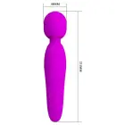 PRETTY LOVE Curtis wand вибратор с кроличьими ушками – 26.3 cm – фиолетовый — Фото 8