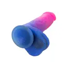 Ombre Hombre vibrējošs dildo – 23 cm (9″) – Rozā — Foto 13