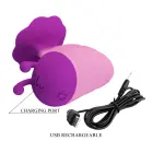 Pretty Love Bumble Bee – mini vibrators – 7 vibrācijas programmas – rozā/violets — Foto 9