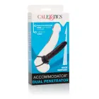 Accommodator dubultās penetrācijas dildo – 13 cm (5.25″) – melns — Foto 2