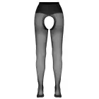 Cottelli Legwear Open Gusset Tights – Black – Size 1 — Photo 5