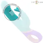 INTENSE Monica Dual-Action Vibrator – 22.5 cm (8.85″) – Blue — Photo 4
