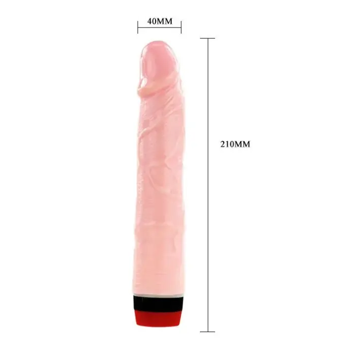BAILE Rockin Dong vibrators – 22+ cm – brūns Foto 6