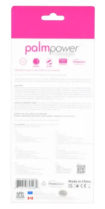 palmpower masāžas vibrators – 19.5 cm (7.5″) – melns Foto 12