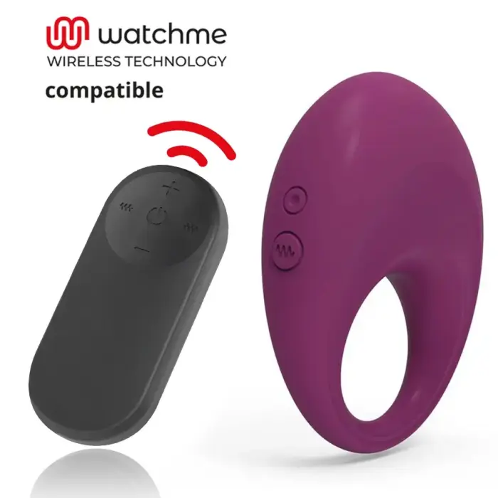 Coverme Dylan Rechargeable Ring with Watchme Wireless Control – Black