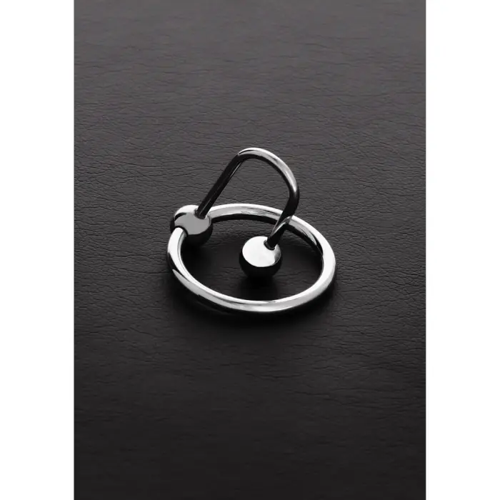 Full Stop C-tipa anālais spraudnis ar tērauda gredzenu – 28 mm Foto 3