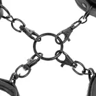 Fetish Submissive Set – регулируемые фиксаторы для запястий и ног с неопреновой подкладкой – чёрные — Фото 7