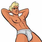 Fleshlight Fantasy Power Bottom Boy Model – синий — Фото 8