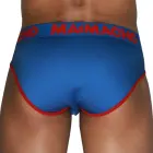 MACHO MCH005 klasiskas vīriešu slip apakšbikses – zils un sarkans – M — Foto 3