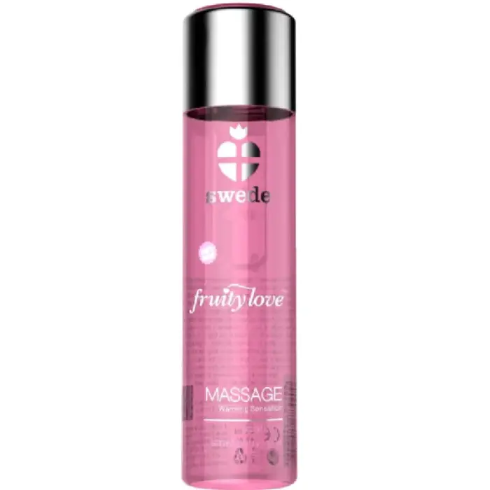 Swede Fruity Love согревающее массажное масло Sparkling Strawberry Wine – 120 ml