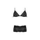 Magic Silk Exposed Triangle Bra and Cheeky Brief Set – Black – L/XL — Photo 4