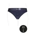 Vibreerivad strap-on hipster püksikud – XS/S – mustad — Foto 9