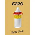 Egzo Lucky Dude Ribbed Condoms – 3 pcs — Photo 2