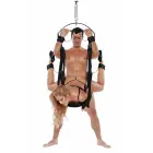 WHIPSMART Bondage Pleasure Swing – regulējamas seksošanas šūpoles – melnas — Foto 2