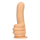 Thumbs Up – flexible silicone fun hand – beige – 13 cm — Photo 4