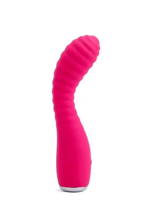 Lola elastīgs sildošais vibrators – 18 cm (7″) – rozā Foto 3